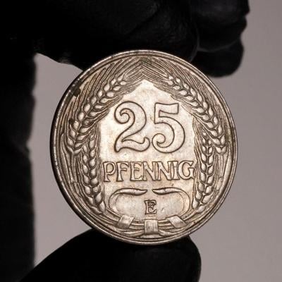 25 Pfennig 1909 E