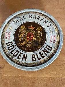 Stará plechovka od tabáku MAC  BAREN´S    Golden Blend 