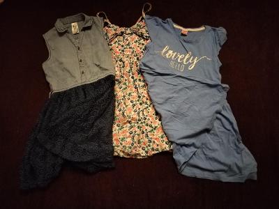 Set dívčího oblečení vel. 140 - 3 kusy