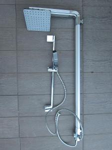 Luxusní sprchový systém panel Aluminium s přepínačem