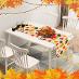 Stolný behúň, jeseň, javor, 180x30cm - Zariadenia pre dom a záhradu