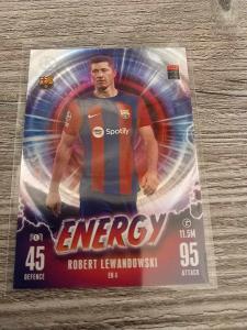 Match Attax 2023/24 Robert Lewandowski Energy EN4 FCB