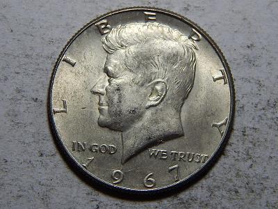 USA ½ Dollar 1967 Ag XF-UNC č28980