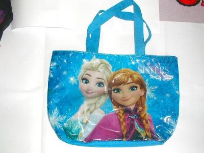 Modrá textilní taška Disney - Sisters Are Magic - 47 x 31 cm