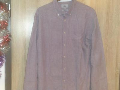 pěkná fialová košile s kapsou vel. XL,zn. M§S,Tailored Fit
