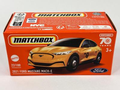 2021 Ford Mustang Mach-E T - Matchbox 2023 22/100 Power Grabs 70 Years
