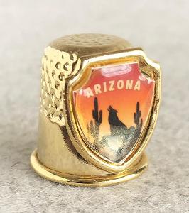 Kovový sběratelský náprstek - Arizona