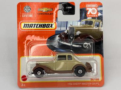 1934 Chevy Master Coupe - Matchbox 2023 34/100 70 Years (E26-x)