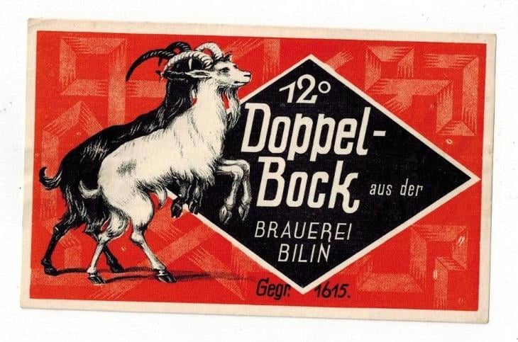 Bílina - Doppelbock - Pivní etikety