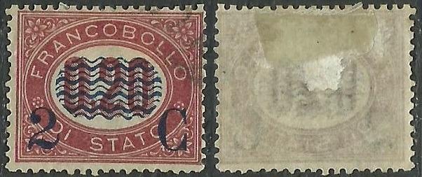 Taliansko - kráľovstvo 1878 č.39, Mi.4€