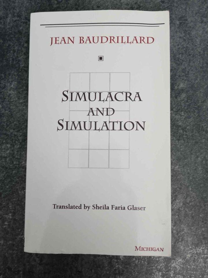 GitHub - czerwonamaupa/Simulacra-and-Simulation: Simulacra and Simulation,  1981, Jean Baudrillard