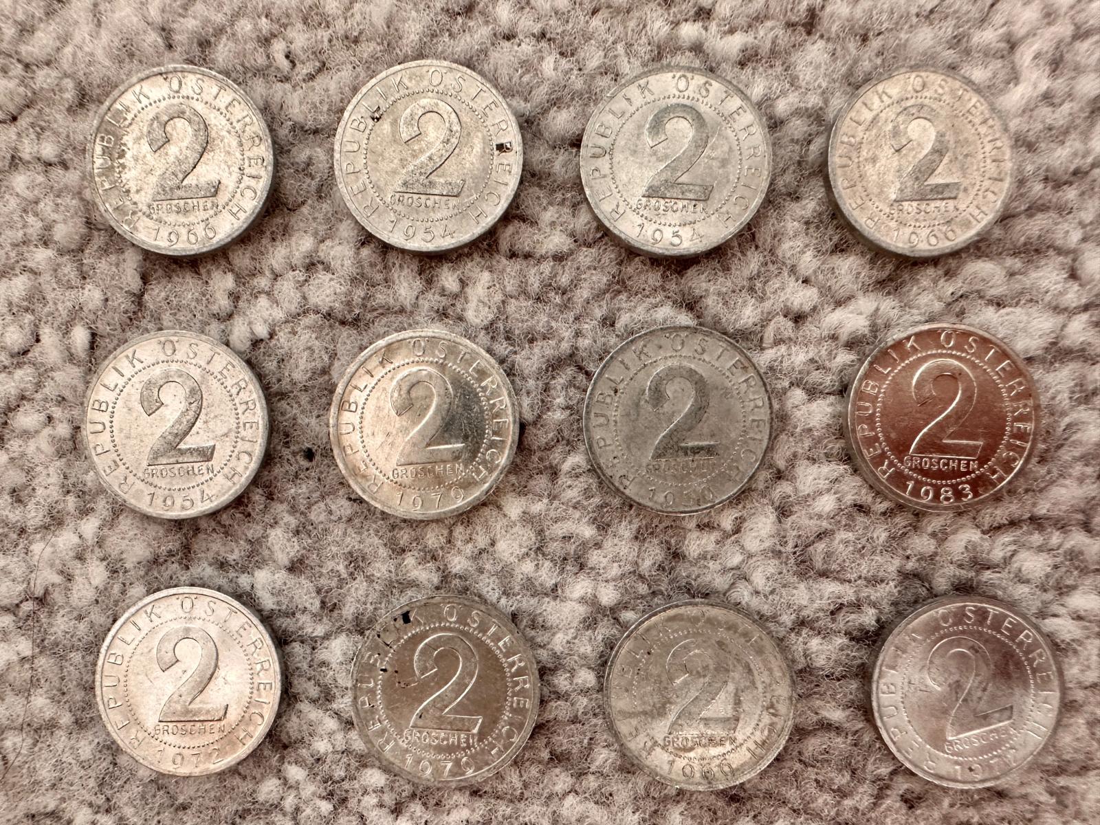 2 Groschen - sbírka - Numismatika