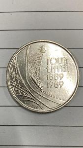 5 Francs Tour Eiffel 1889-1989