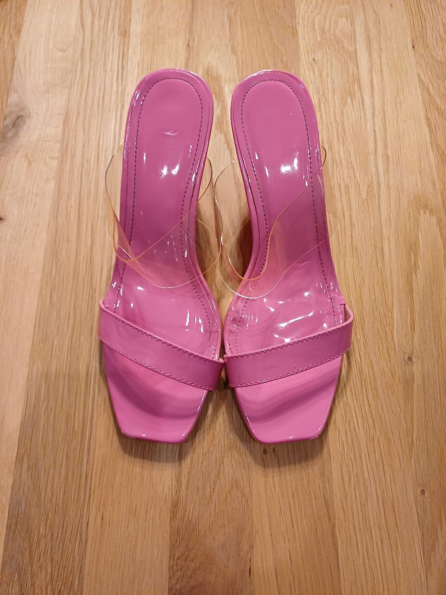 Ružové sandále na podpätku Givana - Oblečenie, obuv a doplnky