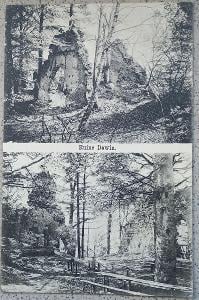 Hrad Děvín - Dewin - Hamr na Jezeře - hezké záběry - 1905