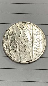 5 Francs 1992 Pierre Mendes