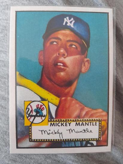 Mickey Mantle rookie reprint  - Sportovní sbírky