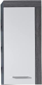 Závěsná skříňka Furnline, 36 x 79 x 23 cm, šedobílá
