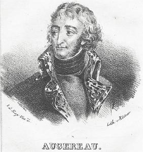 Augereau, litografie , 1828