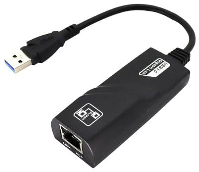 NOVÁ USB 3.0 - 10/100/1000 Gigabitová LAN síťová karta Windows 7 8 10