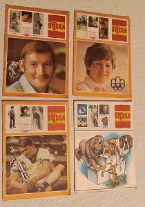 staré časopisy Pionýrská stezka 1974-1976 - 4ks
