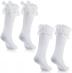 2 páry dievčenských čipkových ponožiek veľ. UNI (2209) - Oblečenie pre deti