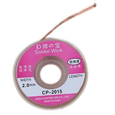 Měděná odsávací páska / solder wick 1,5m / 2mm
