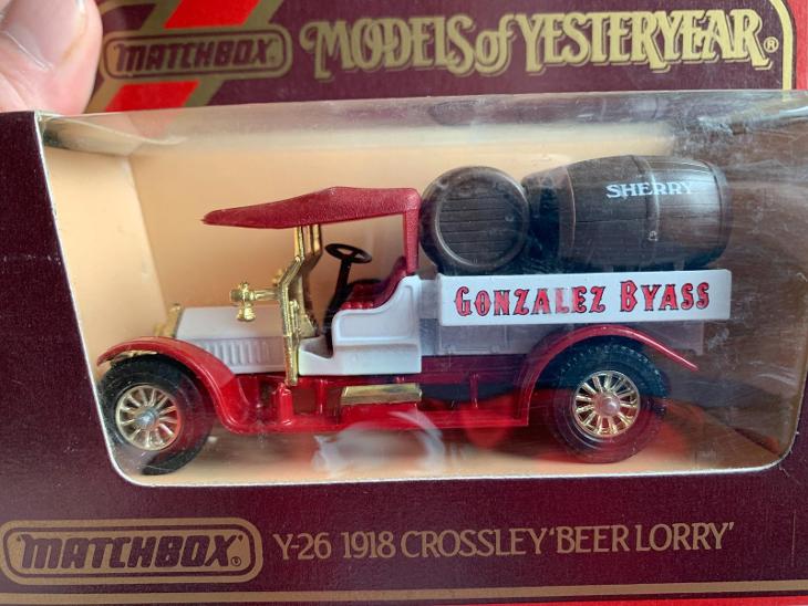 Matchbox - Models of Yesteryear - Y-26 1918 Crossley Beer lorry