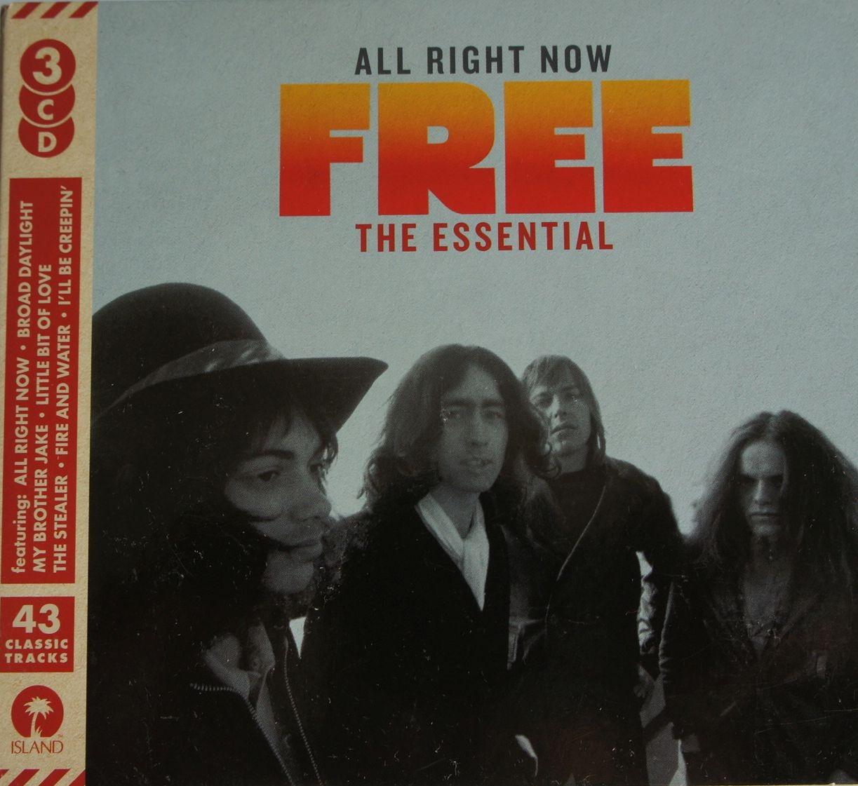 3 CD FREE ALL Right Now The Essential Raritný! - Hudba na CD