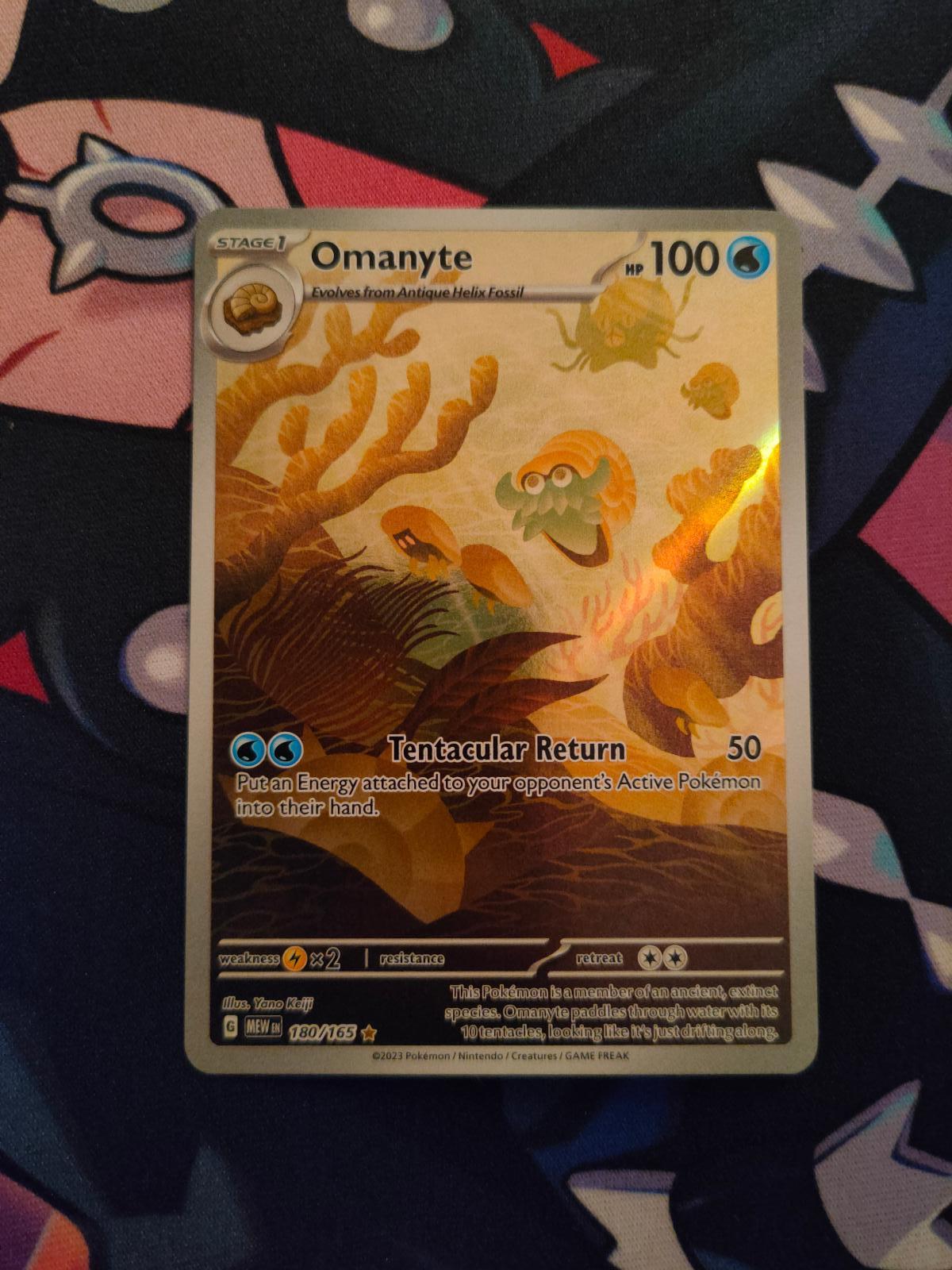 Pokémon karta Omanyte (MEW 180) - 151 - Zábava