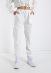 Biele klasické dámske nohavice jogger - Dámske oblečenie