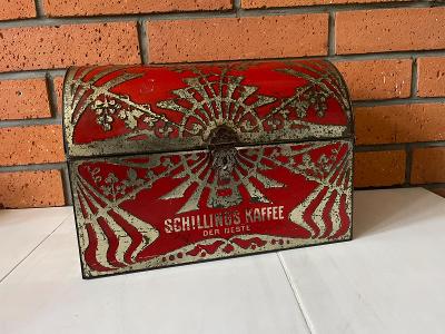 Schilling's Coffee the Best "Art Nouveau Chest", plechovka