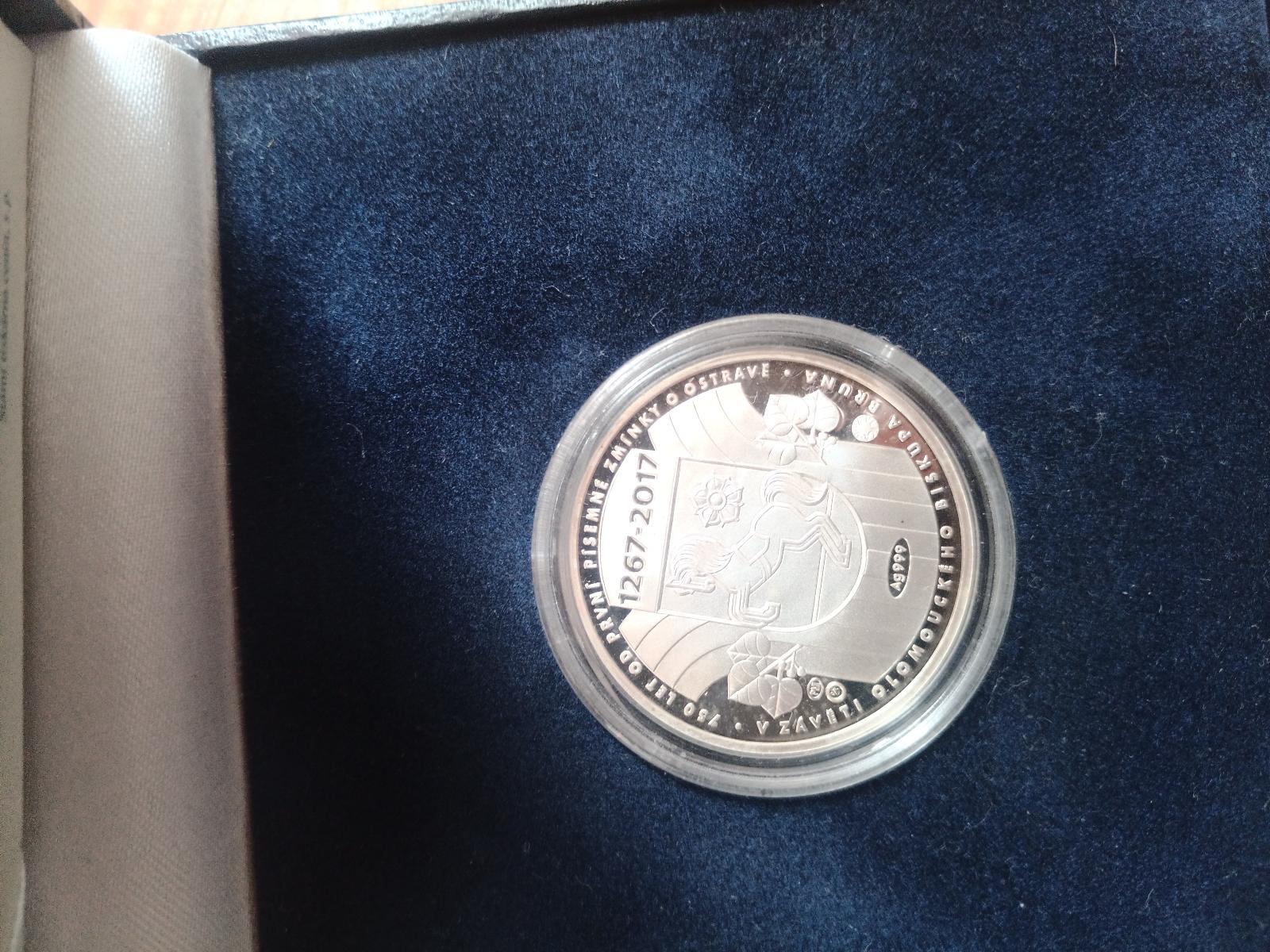 Mince 750.výročie mince od prvej písomnej zmienky o Ostrav - Zberateľstvo