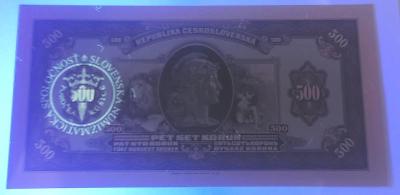 pamětní bankovka 500 Kč 1923/2023 Hnědý legionář, ČNB, STC, UNC