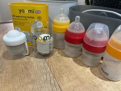 Yoomi self warming bottle- lahev s ohrivacem - zdarma sterilizator