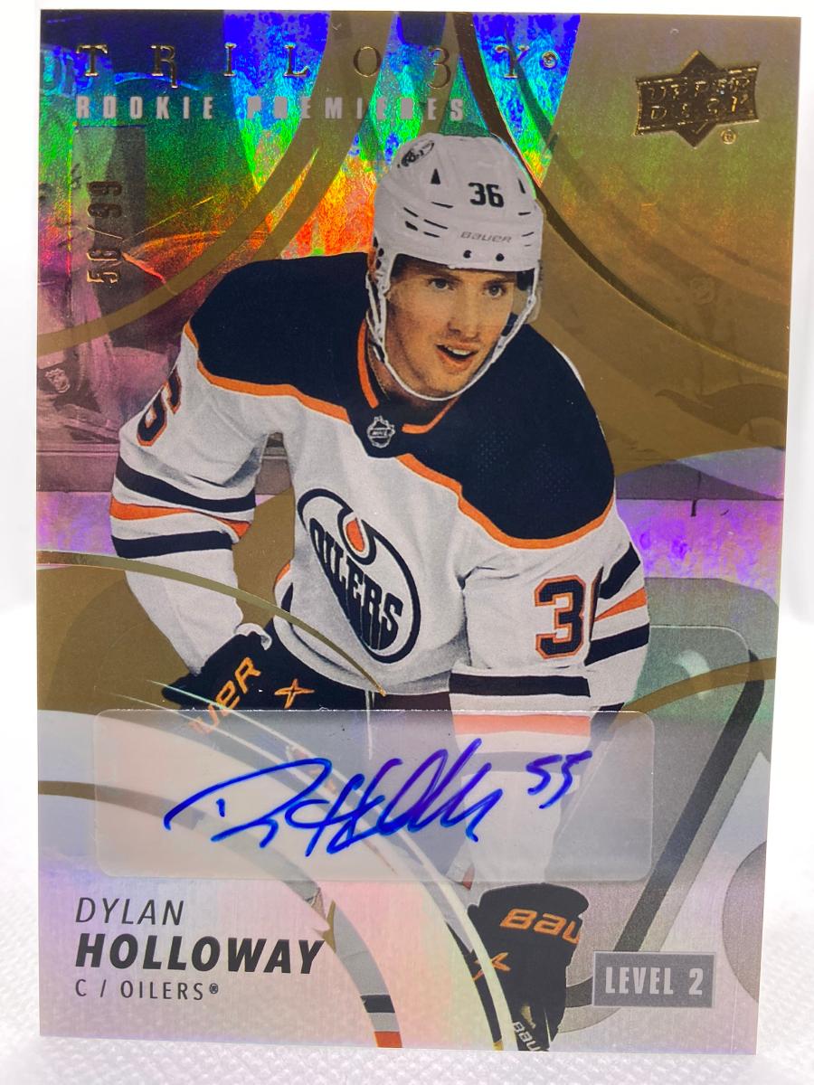 Oilers Access on X: Dylan Holloway in the Royal Blues 😍. Also, no jersey  or helmet ads for the Oilers.  / X