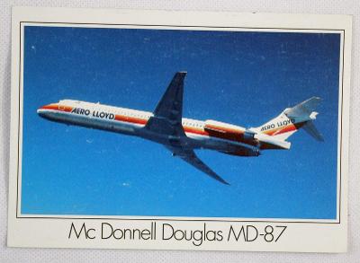 Mc Donnell Douglas MD-87  / Pohlednice (o11)