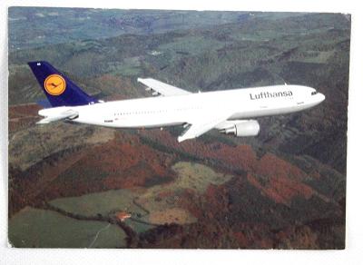 Lufthansa Airbus A300-600   / Pohlednice (o11)