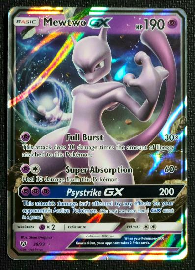 Mewtwo GX - Shining Legends #39 Pokemon Card