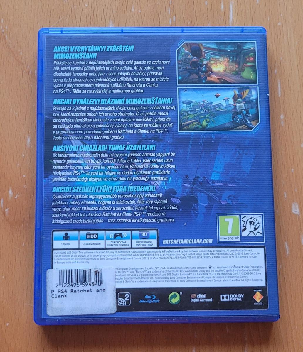 Ratchet & Clank PS4/PS5 - Počítače a hry