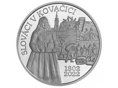 PSM 10 eur "Začiatok osídľovania Kovačice Slovákmi-220. výročie"PROOF