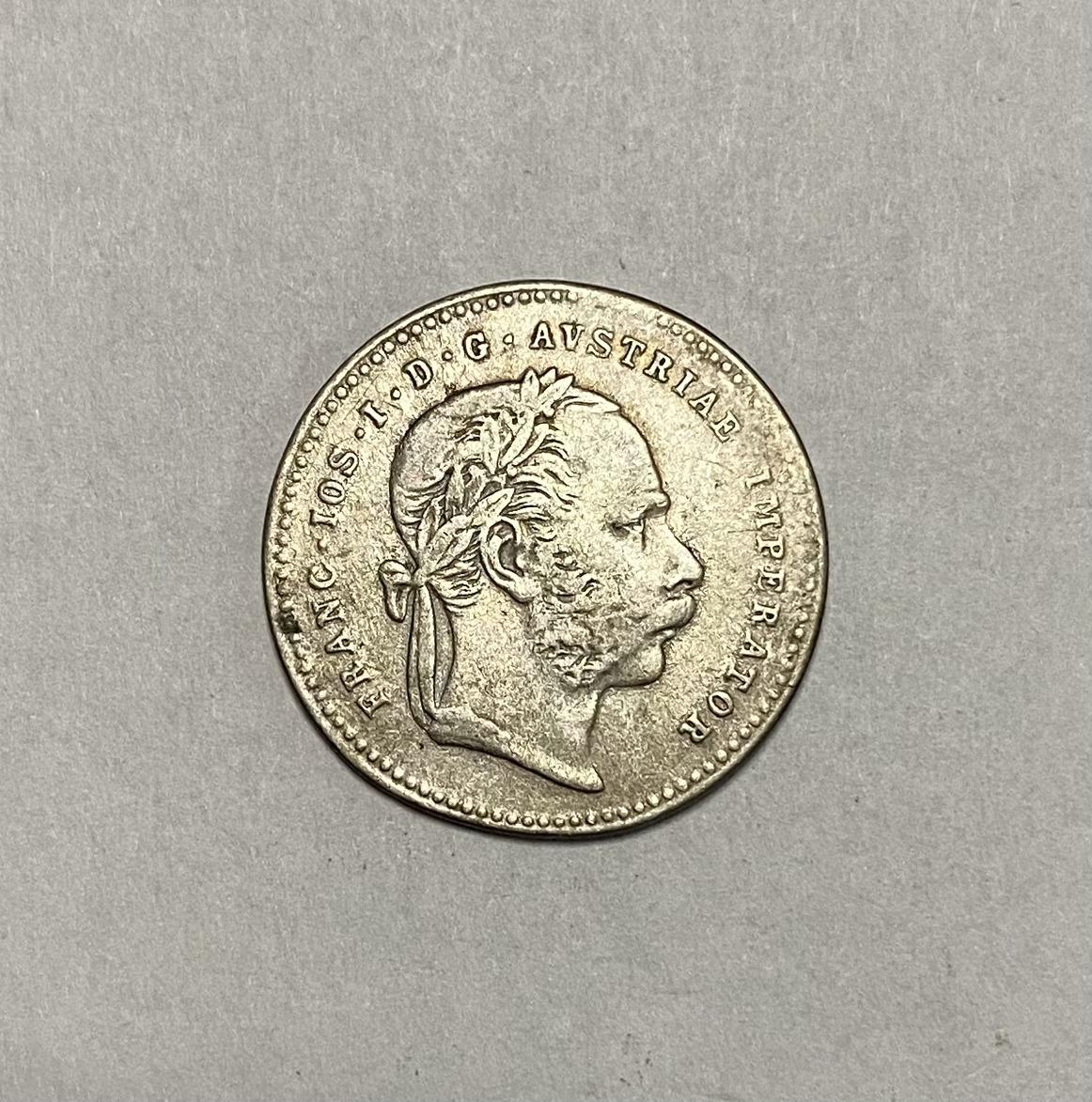 Rakúsko - 20 Krejčíř 1870 "R" // M172 - Numizmatika