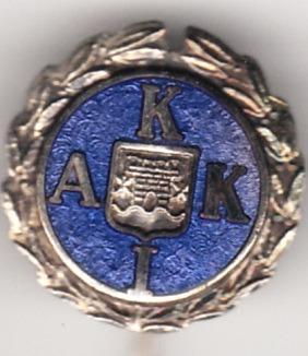švédská 2. soutěž: Kalmar AIK, smaltovaný, stick pin, 18 mm