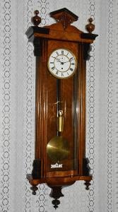 Starožitné 1-závažové hodiny Schutz Mark r1890
