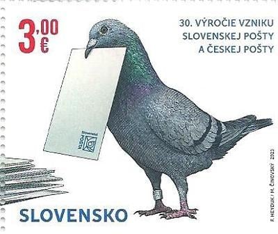 Spol. vyd.  (SK) j. z 30. výročí  vzniku České a Slov. pošty 2023.