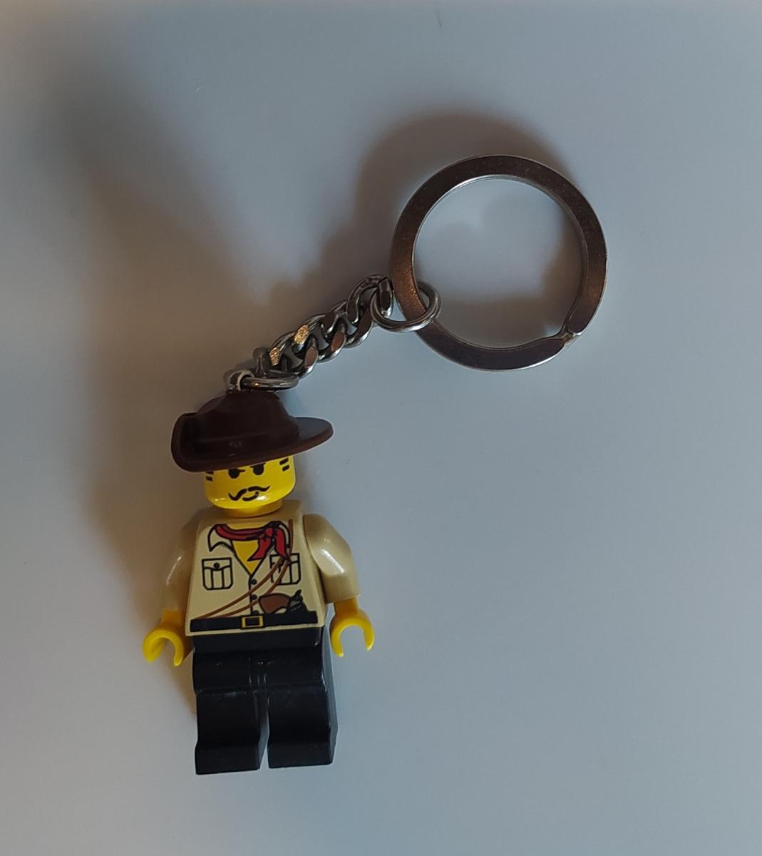 Lego prívesok na kľúče Johny Thunder z Adventures - Hračky