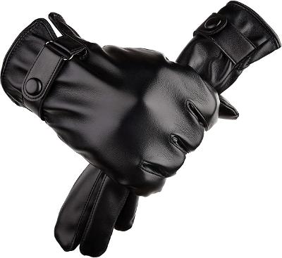 Pánske zimné rukavice Philivivi/premium umelá koža/funkčné s tel.|162|