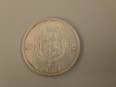 100 francs Belgie 1951. (Ag)