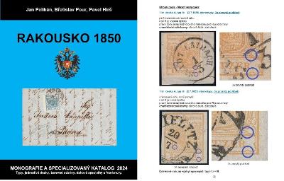 2024 Specializovaný katalog Rakousko 1850, komplexní desky, ceny v €