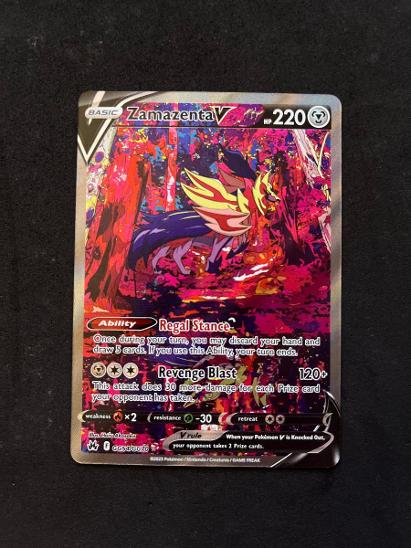 Pokemon Card ZACIAN V Alt Art GG48/GG70